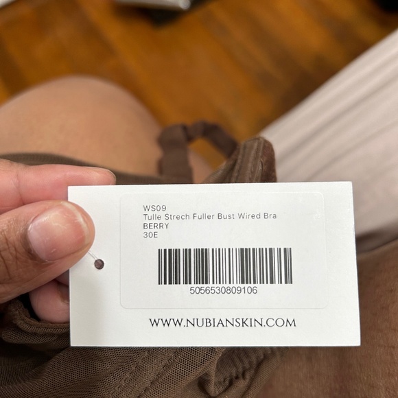 Nubian Skin Tulle Underwire Cup Bra - Picture 7 of 7